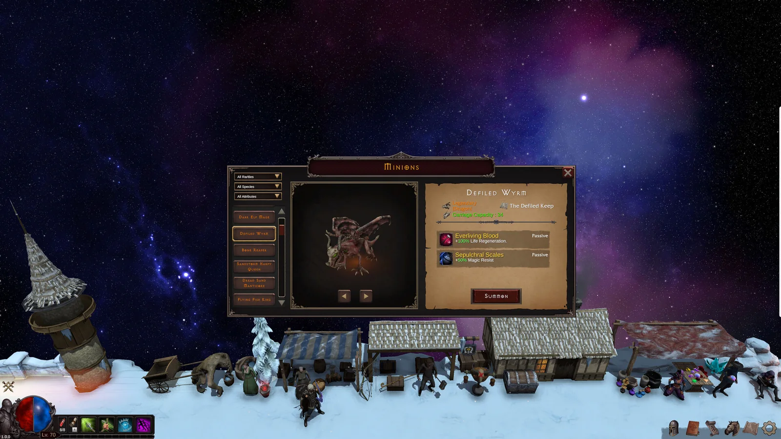Dominando los objetos legendarios de Deskrawl: Guía definitiva de equipo BiS y builds — captura de pantalla oficial de Deskrawl: Idle ARPG